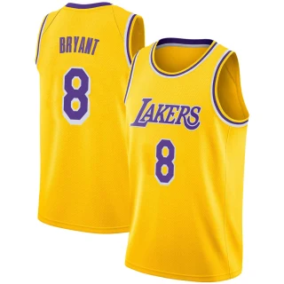 Men's Kobe Bryant Los Angeles Lakers Gold Swingman 2018/19 Jersey - Icon Edition