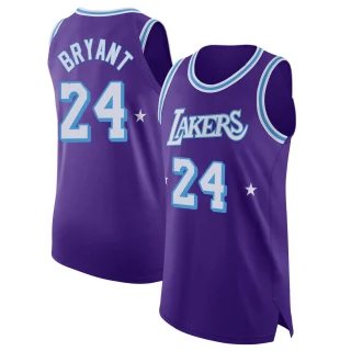 Men's Kobe Bryant Los Angeles Lakers Purple Authentic 2021/22 Jersey - City Edition