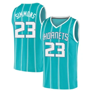 Men's Kobi Simmons Charlotte Hornets Teal Fast Break 2020 Jersey - Icon Edition