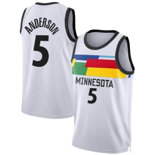 Men's Kyle Anderson Minnesota Timberwolves White Swingman 2022/23 City Edition Jersey