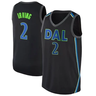 Men's Kyrie Irving Dallas Mavericks Black Swingman Jersey - City Edition