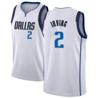 Men's Kyrie Irving Dallas Mavericks White Swingman Jersey - Association Edition