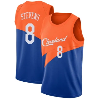 Men's Lamar Stevens Cleveland Cavaliers Blue Swingman 2018/19 Jersey - City Edition