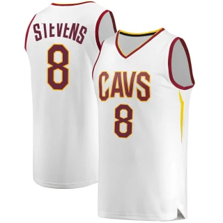 Men's Lamar Stevens Cleveland Cavaliers White Fast Break Jersey - Association Edition