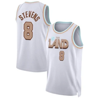 Men's Lamar Stevens Cleveland Cavaliers White Swingman 2022/23 City Edition Jersey