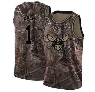 Men's LaMelo Ball Charlotte Hornets Camo Swingman Realtree Collection Jersey