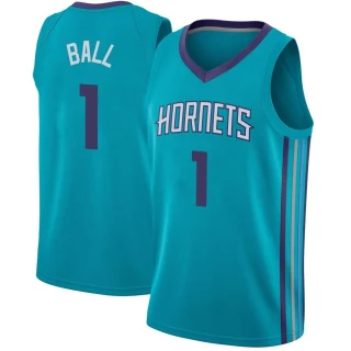 Men's LaMelo Ball Charlotte Hornets Teal Swingman Jordan Brand Jersey - Icon Edition