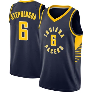 Men's Lance Stephenson Indiana Pacers Navy Swingman Jersey - Icon Edition
