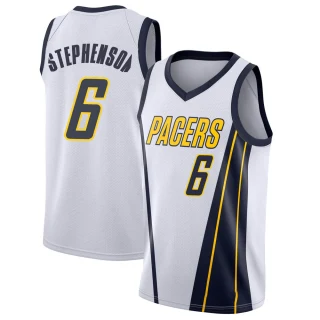 Men's Lance Stephenson Indiana Pacers White Swingman 2018/19 Jersey - Earned Edition
