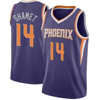 Men's Landry Shamet Phoenix Suns Purple Swingman Jersey - Icon Edition