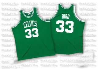 Men's Larry Bird Boston Celtics Green Swingman Throwback Jersey