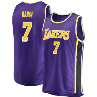 Men's Larry Nance Los Angeles Lakers Purple Swingman 2018/19 Jersey - Statement Edition