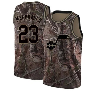 Men's Lauri Markkanen Utah Jazz Camo Swingman Realtree Collection Jersey
