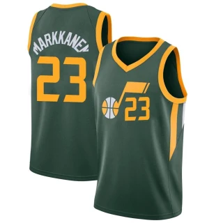 Men's Lauri Markkanen Utah Jazz Green Swingman 2018/19 Jersey - City Edition