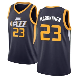 Men's Lauri Markkanen Utah Jazz Navy Swingman Jersey - Icon Edition
