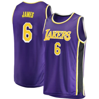 Men's LeBron James Los Angeles Lakers Purple Swingman 2018/19 Jersey - Statement Edition