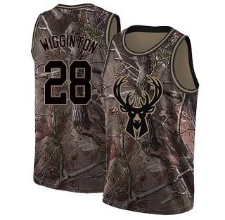 Men's Lindell Wigginton Milwaukee Bucks Camo Swingman Realtree Collection Jersey