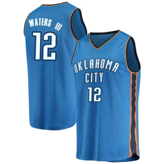 Men's Lindy Waters III Oklahoma City Thunder Blue Fast Break Replica Jersey - Icon Edition