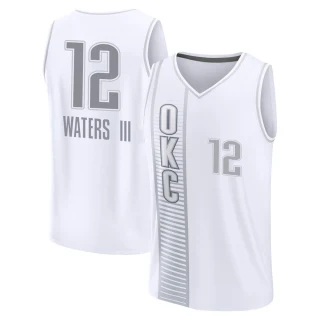 Men's Lindy Waters III Oklahoma City Thunder White Fast Break 2021/22 Replica City Edition Jersey