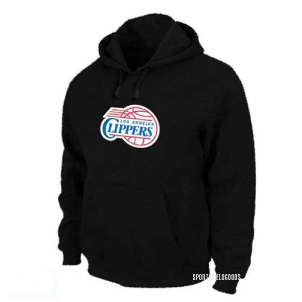 Men's Los Angeles Clippers Black Pullover Hoodie -