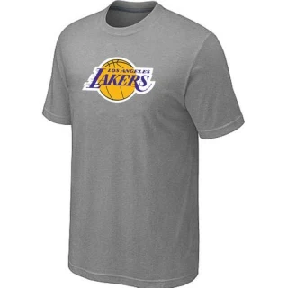Men's Los Angeles Lakers Grey Big & Tall Primary Logo T-Shirt -
