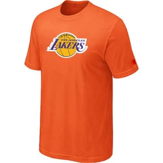 Men's Los Angeles Lakers Orange Big & Tall Primary Logo T-Shirt -
