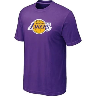 Men's Los Angeles Lakers Purple Big & Tall Primary Logo T-Shirt -