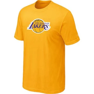 Men's Los Angeles Lakers Yellow Big & Tall Primary Logo T-Shirt -