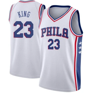 Men's Louis King Philadelphia 76ers White Swingman Jersey - Association Edition