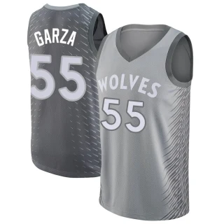 Men's Luka Garza Minnesota Timberwolves Swingman Silver Jersey - City Edition