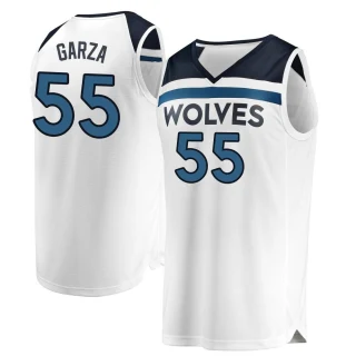 Men's Luka Garza Minnesota Timberwolves White Fast Break Jersey - Association Edition