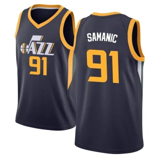 Men's Luka Samanic Utah Jazz Navy Swingman Jersey - Icon Edition