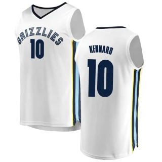 Men's Luke Kennard Memphis Grizzlies White Fast Break Jersey - Association Edition