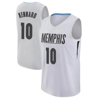 Men's Luke Kennard Memphis Grizzlies White Swingman Jersey - City Edition