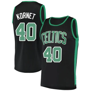 Men's Luke Kornet Boston Celtics Black Fast Break Jersey - Statement Edition