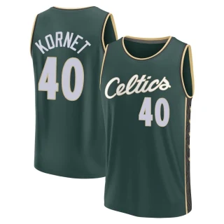 Men's Luke Kornet Boston Celtics Green Fast Break 2022/23 City Edition Jersey