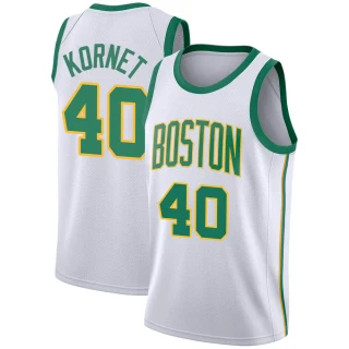 Men's Luke Kornet Boston Celtics White Swingman 2018/19 Jersey - City Edition