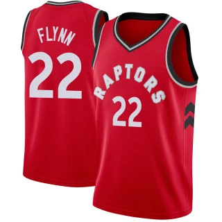 Men's Malachi Flynn Toronto Raptors Red Swingman Jersey - Icon Edition