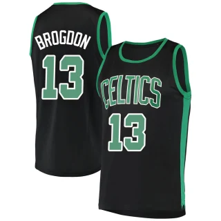Men's Malcolm Brogdon Boston Celtics Black Fast Break Jersey - Statement Edition