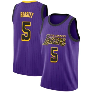 Men's Malik Beasley Los Angeles Lakers Purple Swingman 2018/19 Jersey - City Edition