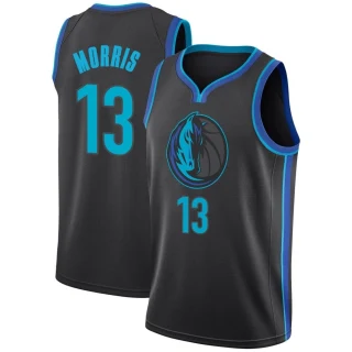 Men's Markieff Morris Dallas Mavericks Anthracite Swingman 2018/19 Jersey - City Edition