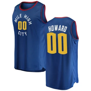 Men's Markus Howard Denver Nuggets Blue Fast Break 2018/19 Jersey - Statement Edition