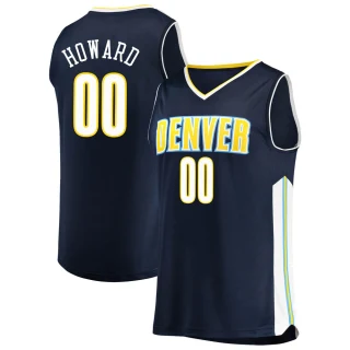 Men's Markus Howard Denver Nuggets Navy Fast Break Jersey - Icon Edition
