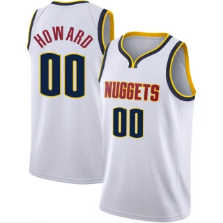 Men's Markus Howard Denver Nuggets White Swingman 2020/21 Jersey - Association Edition