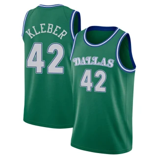 Men's Maxi Kleber Dallas Mavericks Green Swingman 2020/21 Hardwood Classics Jersey