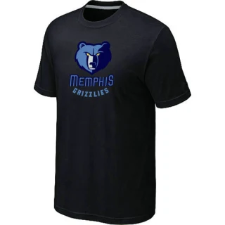 Men's Memphis Grizzlies Black Big & Tall Primary Logo T-Shirt -
