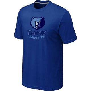 Men's Memphis Grizzlies Blue Big & Tall Primary Logo T-Shirt -