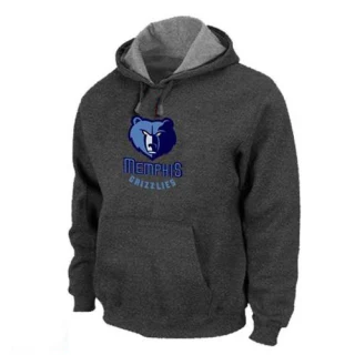 Men's Memphis Grizzlies Grey Pullover Hoodie - Dark