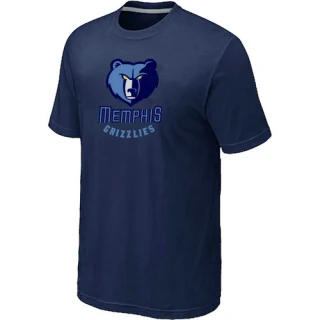 Men's Memphis Grizzlies Navy Big & Tall Primary Logo T-Shirt -
