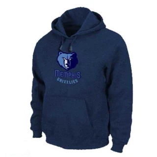 Men's Memphis Grizzlies Navy Pullover Hoodie -
